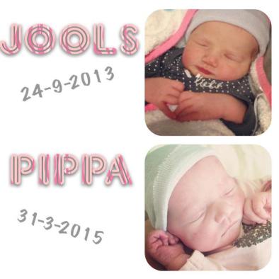 Jools en Pippa baby