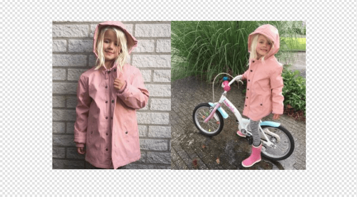 Jools naar school eerste dag Hema jas