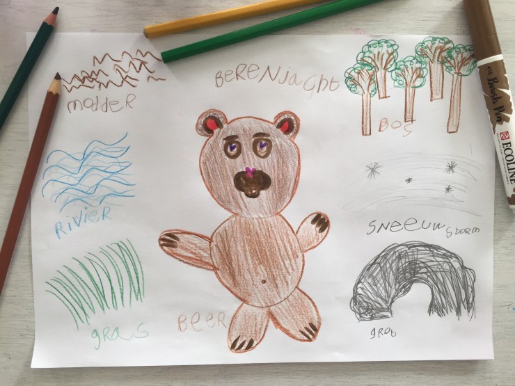 Tekening Jools - The Flying Dutch Family - Wij gaan op berenjacht