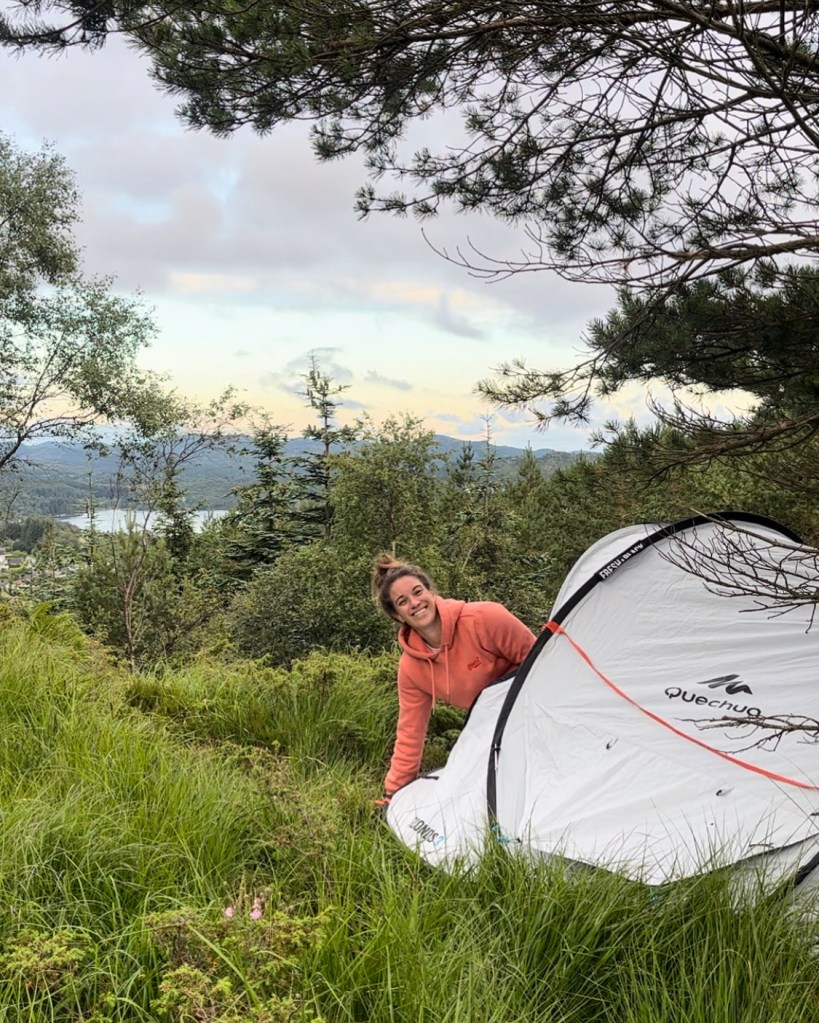 Traveling Norway camping