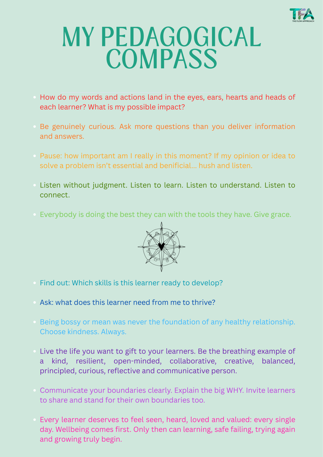 The Flow Approach - My Pedagogical Compass